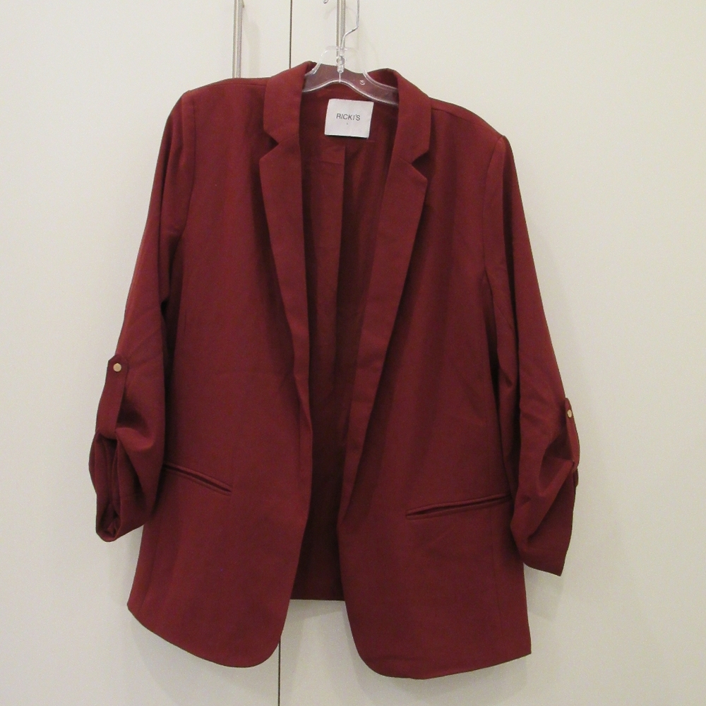Ricki's Wine-Colored Blazer